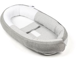 Product: Doomoo Cocoon - Babynestje - Biologisch Katoen en 74 x 46 cm - Classic Grey, van het merk 