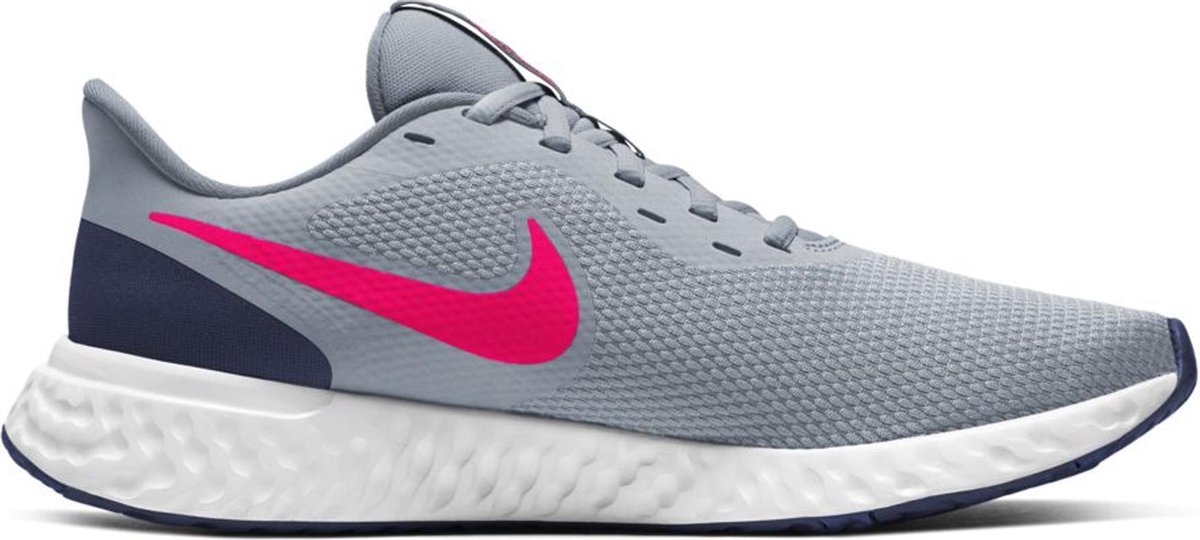 Nike Nike Revolution 5 Sportschoenen - Maat 42 - Mannen - grijs - roze -  blauw | bol.com