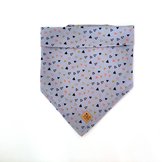 The Furry Crew - Bandana - ‘Pearl Peach’ - maat: M (hals max. 41cm)