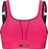 sport bh dames -De beste sport beha-sportbh- movement-  80B- roze