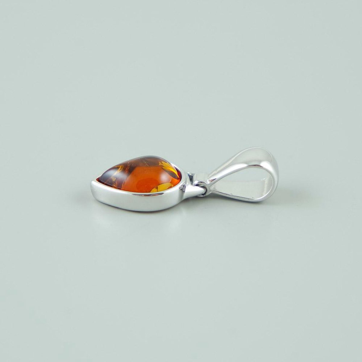 Ring Barnsteen Zilver - Spirituele winkel
