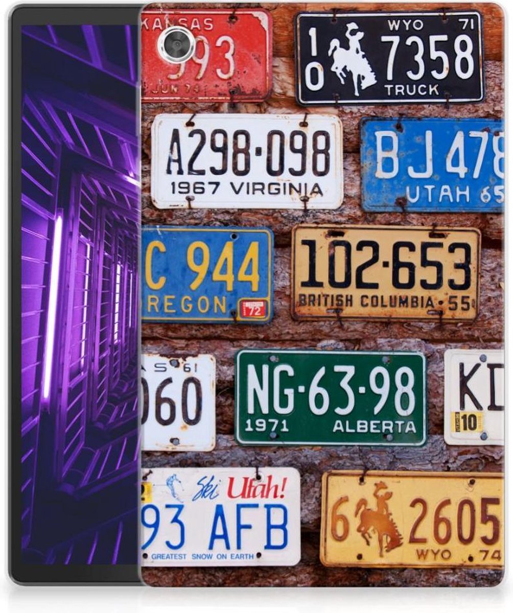 Lenovo Tab M10 Plus Tablet Backcover met foto Kentekenplaten