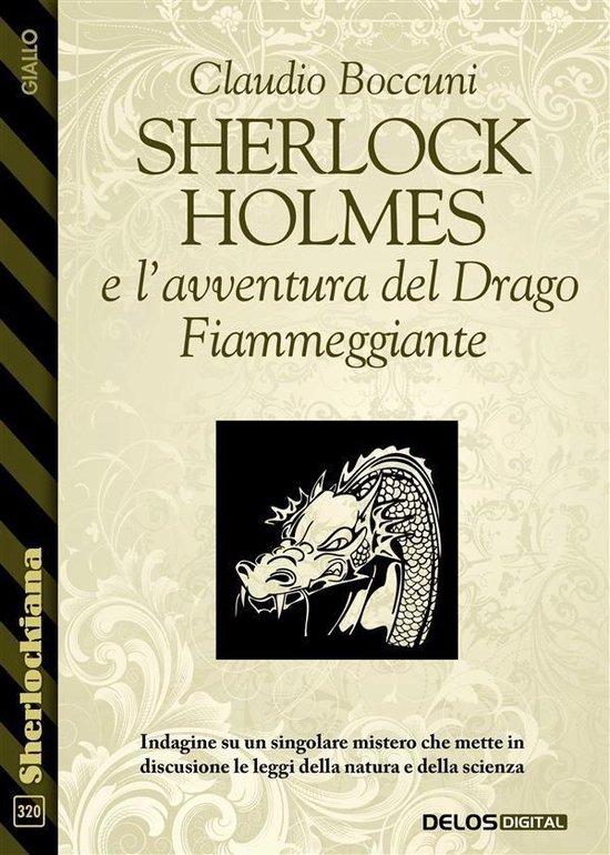 Sherlock Holmes e l'avventura del Drago Fiammeggiante - cover