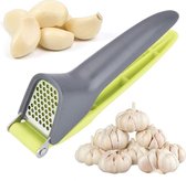 Knoflookpers | Keuken Accessoires | Zelfreinigend | Keukengerei | Koken | RVS | Groen