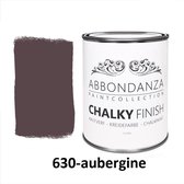 Abbondanza krijtverf Aubergine 630/ Chalkpaint 1L | Abbondanza krijtverf is perfect voor het verven van meubels, muren en accessoires