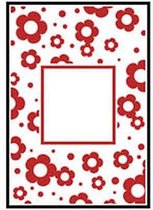 CTFD3044 Crafts too embossingfolder Flowers frame - embossing mal bloemen - flowerpower bloem