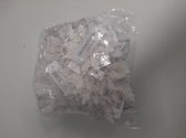 Zak met 36 witte kersthangers
