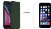 iPhone 7 hoesje groen - iPhone 8 hoesje groen - Apple iPhone SE 2020 hoesje groen - siliconen case hoes cover - hoesje iPhone 7 - hoesje iPhone 8 - hoesje iPhone SE 2020 - screenpr