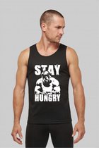 Tank top stringer - fitness - men - STAY HUNGRY - bodybuilding - arnold medium
