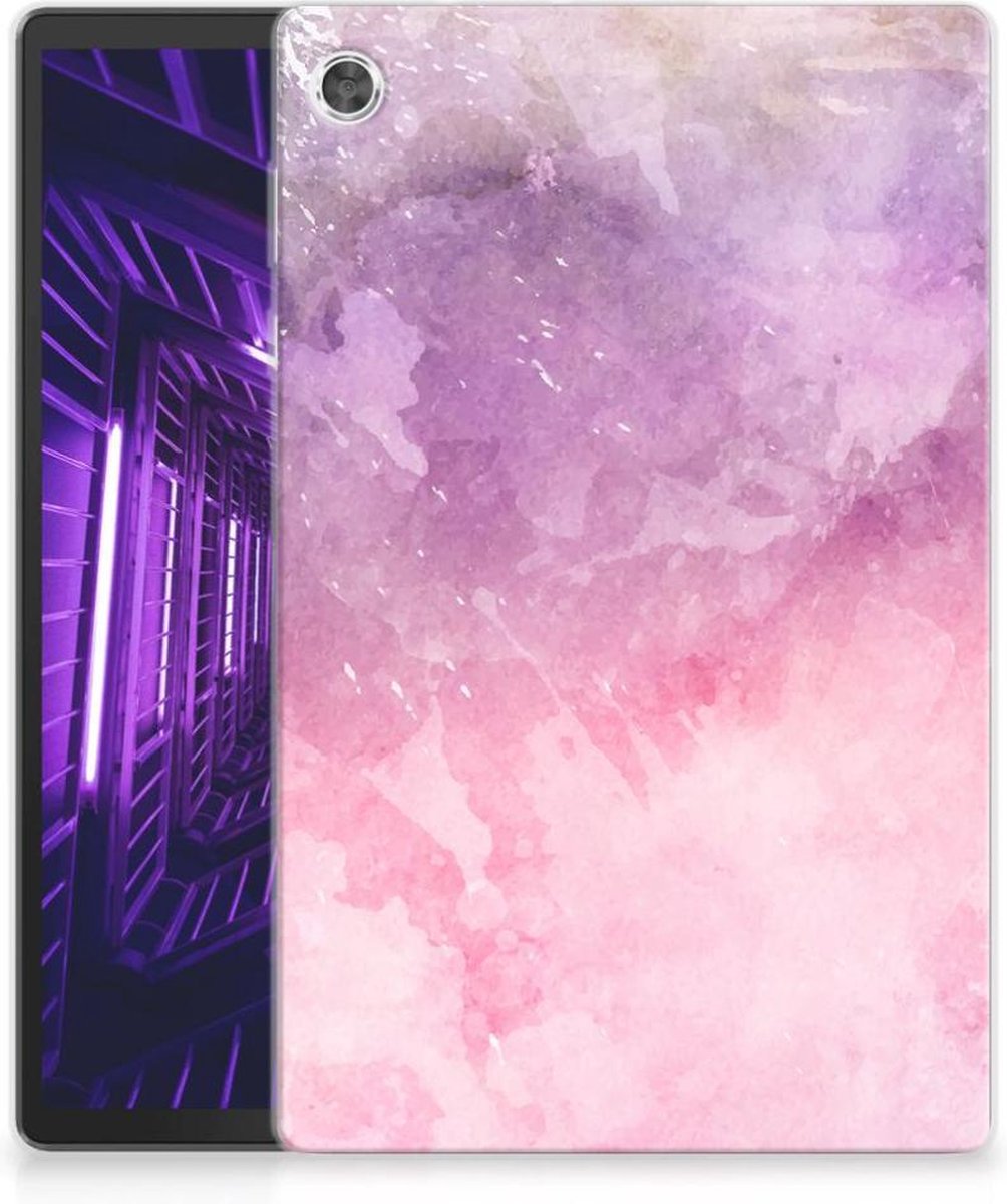 Tablethoes Lenovo Tab M10 Plus Pink Purple Paint