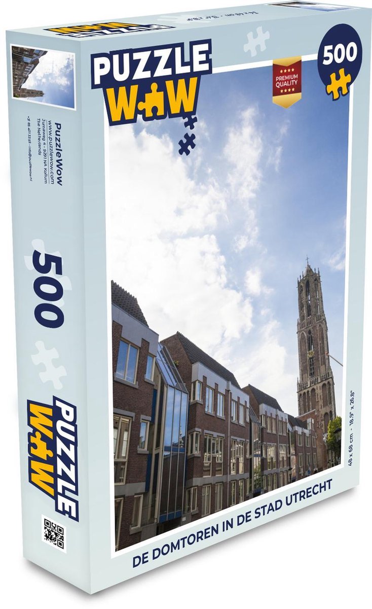 Puzzel 500 stukjes Dom van Utrecht - De Domtoren in de stad Utrecht -  PuzzleWow heeft... | bol.com