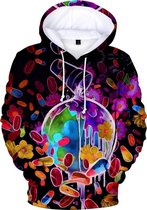 Juice Wrld Hoodie - Dark Wrld - Maat S