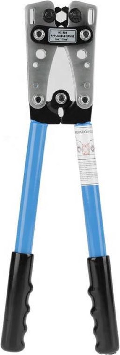 10 stuks buiskabelschoenen 50 mm² M8, blanke krimpkabelschoenen SC50-8 elektrische krimpkabelschoenen 50 mm², kabelconnector ronde kabeloog van vertind koper, kabelring