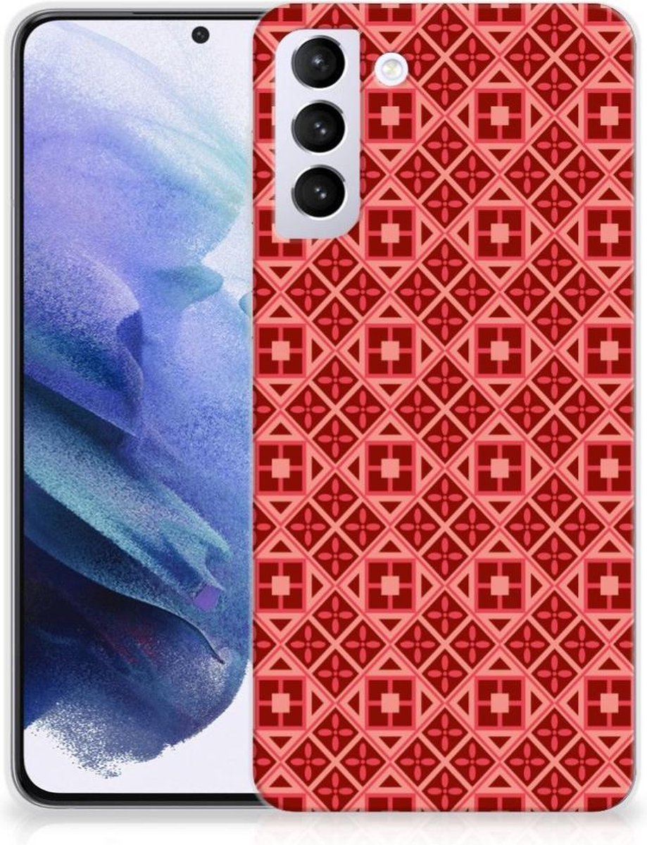 Samsung Galaxy S21 Plus TPU bumper Batik Rood