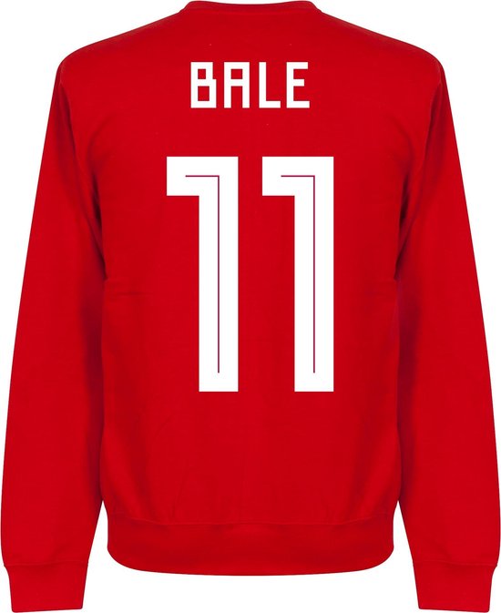 Wales, Golf, Madrid in that Order Bale 11 Sweatshirt - red