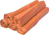 Afvalzakken 70x110 cm HDPE T25 oranje - Doos 250 stuks