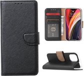 iPhone 12 Mini Hoesje Wallet Case Zwart