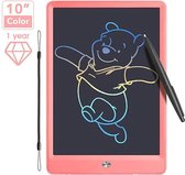 Tekentablet - Jeon Lcd-schrijfbord met kleurrijk scherm, 10 inch wisbaar tekenblok Doodle board, grafische tablet tekenbord met schakelslot, cadeau voor kinderen en volwassenen (10
