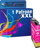 PlatinumSerie 1x inkt cartridge alternatief voor Epson 502XL Magenta