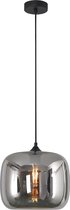 Hanglamp Preston 28cm Titan - Ø28cm - E27 - IP20 - Dimbaar > lampen hang spiegel smoke glas | hanglamp spiegel smoke glas | hanglamp eetkamer spiegel smoke glas | hanglamp keuken s