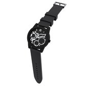 TOO LATE - silicone horloge - JOY Watch - Ø 39 mm - BLACK Silver