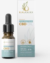 TIJDELIJK 20% KORTING - BIOLEAVES - 5% Full spectrum CBD olie 10ml