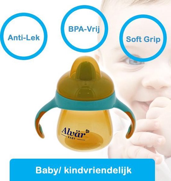 fles / soft grip / dop / anti-lekbescherming baby fles | bol.com