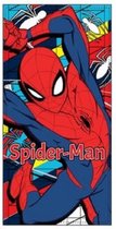 Spiderman handdoek - 140 x 70 cm. - Spider-Man strandlaken