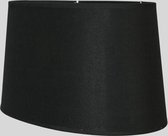 Ovale lampenkap 26 cm in de kleur Zwart