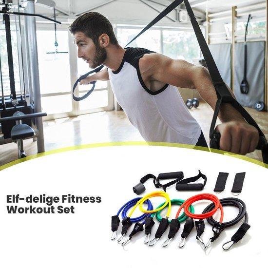 Athlean X Weerstandsbanden set Fitness elastiek Resistance 11delige set bol