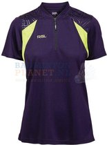 RSL T-shirt Badminton Tennis Paars/Geel Dames maat L