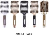 MAELA™ Anti klit haar borstel | Ontwarrende Nylon borstel | Professionele haar borstel | Haardroger | Verzorging | Borstel | Brush | Geschikt voor alle haartypes | Massage borstel