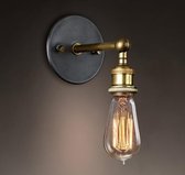 DC Lights TARK Wandlamp - Binnen Industrieel - INCLUSIEF FILAMENT Lichtbron E27 LED Bulb - Vintage Wandlamp