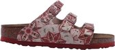 Birkenstock Slipper Florida 1015995 Bloemen Print Rood Multi Smal