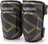 Fuji Mae Sparring dij-bovenbeen beschermers Kleur: Zwart, Maat: M