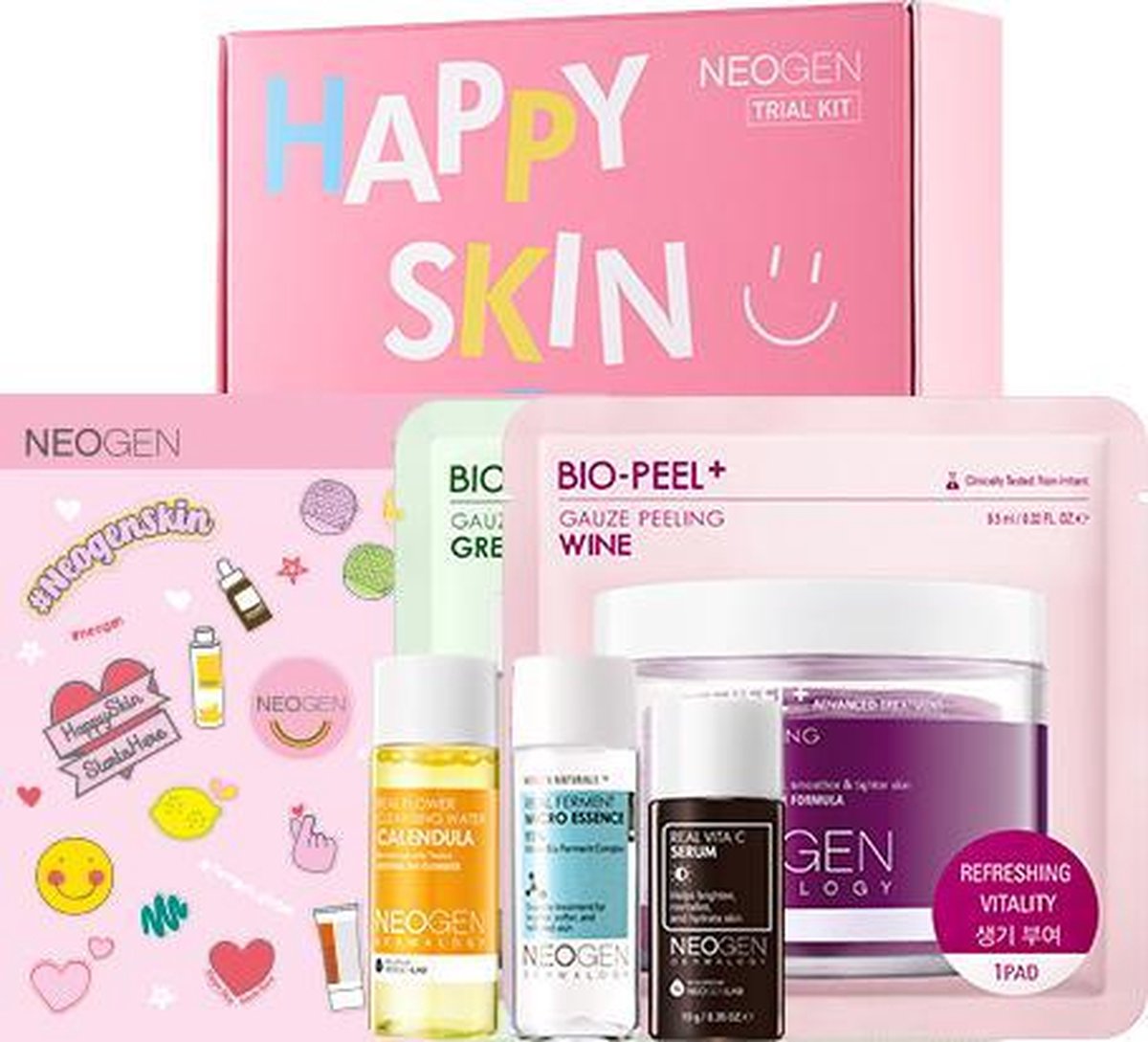 Happy Skin Trial 5 Type Kit - NEOGEN - Koreaanse Huidverzorgingsset
