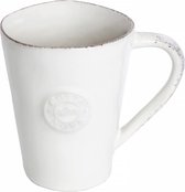 Costa Nova - servies - mok met oor - Nova wit - 0,36 L - aardewerk - H 11,5 cm