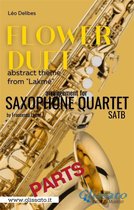"Flower Duet" abstract theme - Saxophone Quartet satb (parts)