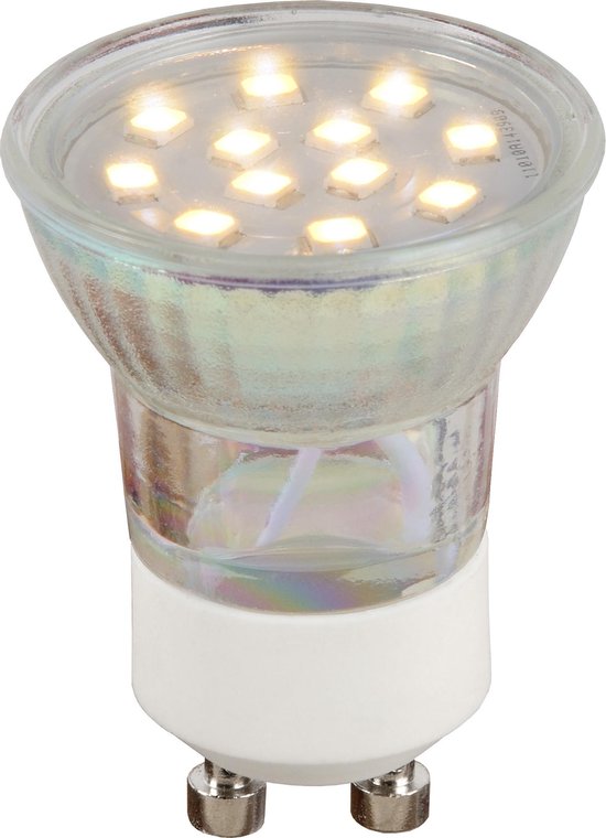 criticus Aanklager salami Lucide LED BULB GU10 Led lamp - Ø 3,5 cm - LED - GU10 - 1x2W 2700K -  Transparant | bol.com