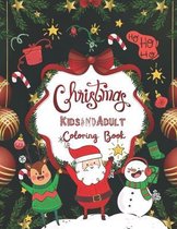 Christmas Kids And Adults Coloring Book