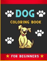 Dog coloring book for beginners