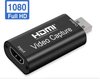 Jumalu HDMI Video Capture Card – Video Capture - Video capture usb – HDMI naar USB - Video opname - capture recorder - Gamen - Streamen - Video Bellen - Live Casts - Twitch - Youtube - Computer - Laptop - 90 graden USB-verlengkabel  - Plug & Play