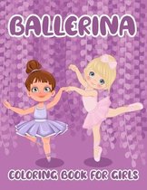 Ballerina Coloring Book For Girls