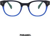 PHRAMES® - Eos Night Blue – Beeldschermbril – Computerbril - Blauw Licht Filter Bril - Blauw Licht Bril – Gamebril – Unisex - UV400 - Voorkomt Hoofdpijn en Vermoeidheid