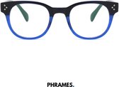 PHRAMES® - Eos Night Blue – Beeldschermbril – Computerbril - Blauw Licht Filter Bril - Blauw Licht Bril – Gamebril – Unisex - UV400 - Voorkomt Hoofdpijn en Vermoeidheid