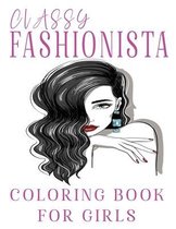 Classy Fashionista Coloring Book For Girls