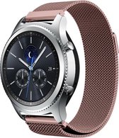 Milanees Smartwatch bandje - Geschikt voor  Samsung Gear S3 Milanese band - roze - Horlogeband / Polsband / Armband