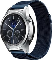 Milanees Smartwatch bandje - Geschikt voor  Samsung Gear S3 Milanese band - blauw - Horlogeband / Polsband / Armband
