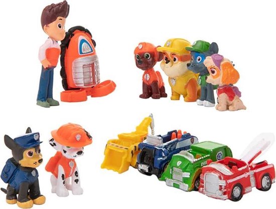 paw patrol minifiguren set