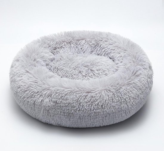 Fluffy Donut Hondenmand - Antraciet - Diverse Maten